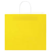 Paper Bags 250 pcs with Handles Yellow 32x22x28 cm