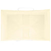 Paper Bags 250 pcs with Handles Yellow 32x22x28 cm