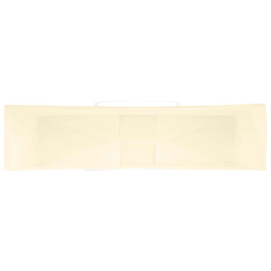 Paper Bags 250 pcs with Handles Yellow 54x15x49 cm