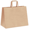 Paper Bags 50 pcs with Handles Brown 32x17x25 cm