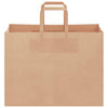 Paper Bags 50 pcs with Handles Brown 32x17x25 cm