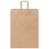 Paper Bags 50 pcs with Handles Brown 32x17x44 cm