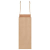 Paper Bags 250 pcs with Handles Brown 15x8x21 cm