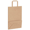 Paper Bags 250 pcs with Handles Brown 21x11x31 cm