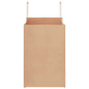 Paper Bags 250 pcs with Handles Brown 26x17x25 cm
