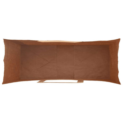 Paper Bags 250 pcs with Handles Brown 32x12x42 cm