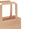 Paper Bags 250 pcs with Handles Brown 32x17x44 cm