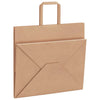 Paper Bags 250 pcs with Handles Brown 32x22x28 cm