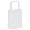 Paper Bags 50 pcs with Handles White 15x8x21 cm