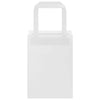 Paper Bags 50 pcs with Handles White 15x8x21 cm