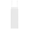 Paper Bags 50 pcs with Handles White 18x8x22 cm