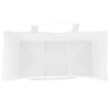 Paper Bags 50 pcs with Handles White 18x8x22 cm