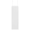 Paper Bags 50 pcs with Handles White 21x11x36 cm