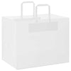 Paper Bags 50 pcs with Handles White 32x22x24 cm