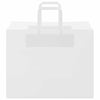 Paper Bags 50 pcs with Handles White 32x22x24 cm