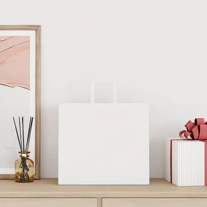 Paper Bags 50 pcs with Handles White 32x22x28 cm