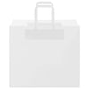 Paper Bags 50 pcs with Handles White 32x22x28 cm
