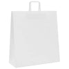 Paper Bags 50 pcs with Handles White 45x17x48 cm
