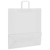 Paper Bags 50 pcs with Handles White 45x17x48 cm