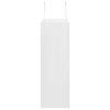 Paper Bags 250 pcs with Handles White 26x12x35 cm