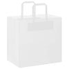 Paper Bags 250 pcs with Handles White 26x17x25 cm