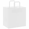 Paper Bags 250 pcs with Handles White 26x17x25 cm