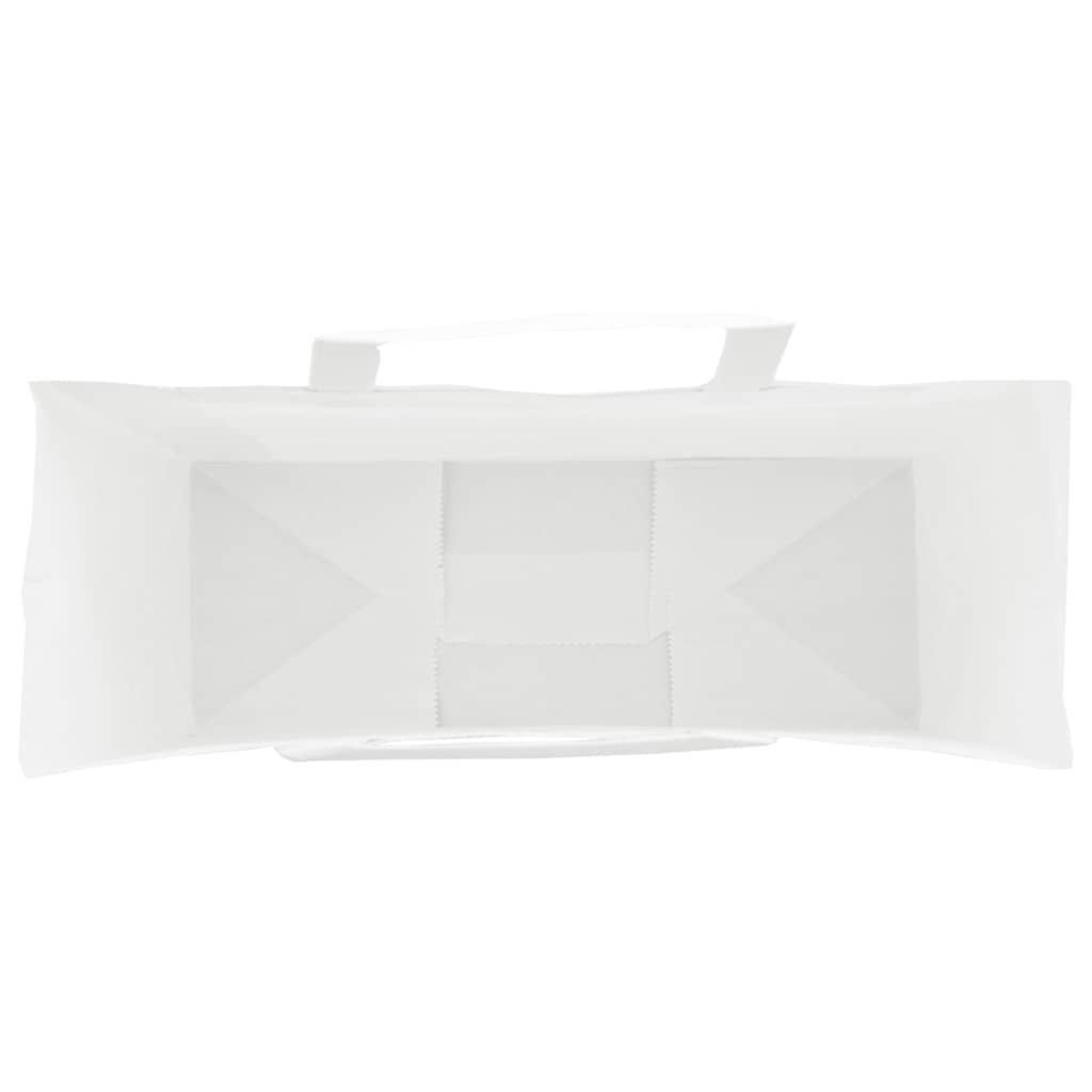 Paper Bags 250 pcs with Handles White 32x12x42 cm