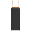 Paper Bags 50 pcs with Handles Black 21x11x28 cm