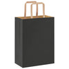 Paper Bags 50 pcs with Handles Black 21x11x28 cm