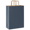Paper Bags 50 pcs with Handles Black 32x22x24 cm