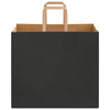 Paper Bags 50 pcs with Handles Black 32x22x28 cm
