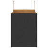 Paper Bags 50 pcs with Handles Black 32x22x28 cm