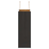 Paper Bags 250 pcs with Handles Black 21x11x31 cm