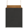 Paper Bags 250 pcs with Handles Black 32x22x24 cm