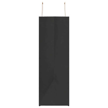 Paper Bags 250 pcs with Handles Black 54x15x49 cm