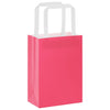 Paper Bags 50 pcs with Handles Pink 15x8x21 cm