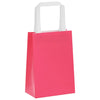 Paper Bags 50 pcs with Handles Pink 15x8x21 cm
