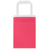 Paper Bags 50 pcs with Handles Pink 15x8x21 cm