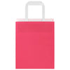 Paper Bags 50 pcs with Handles Pink 18x8x22 cm