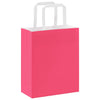 Paper Bags 50 pcs with Handles Pink 18x8x22 cm