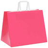 Paper Bags 50 pcs with Handles Pink 32x22x24 cm