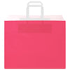Paper Bags 50 pcs with Handles Pink 32x22x24 cm