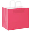 Paper Bags 50 pcs with Handles Pink 32x22x28 cm