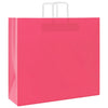 Paper Bags 50 pcs with Handles Pink 54x15x49 cm