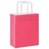 Paper Bags 250 pcs with Handles Pink 18x8x22 cm