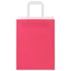 Paper Bags 250 pcs with Handles Pink 21x11x28 cm