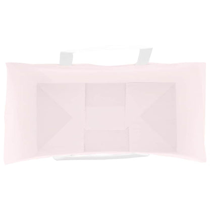 Paper Bags 250 pcs with Handles Pink 21x11x31 cm