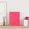 Paper Bags 250 pcs with Handles Pink 26x12x35 cm