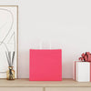 Paper Bags 250 pcs with Handles Pink 26x17x25 cm