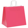 Paper Bags 250 pcs with Handles Pink 32x22x28 cm